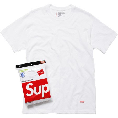 現貨【保證正品】Supreme X Hanes Box Logo T-shirt T恤[M號] Tagless