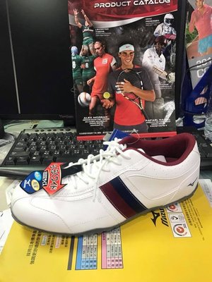 MIZUNO美津濃 2016年 男女款 高爾夫球鞋 軟釘 白紅藍 寬楦頭 51GQ168562 現貨 公司貨