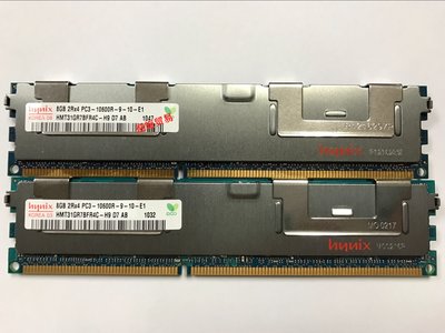 原廠現代海力士8GB 2RX4 PC3-10600R伺服器記憶體DDR3 1333 ECC REG