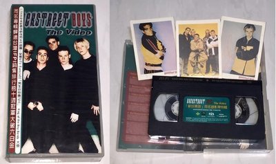 新好男孩 Backstreet Boys 1997 同名錄影帶特輯 The Video 魔岩台灣版 VHS 附側標 小卡