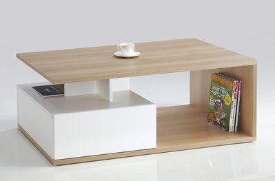 【生活家傢俱】HJS-272-4：艾美爾系統大茶几-北美橡木【台中家具】客廳桌 桌子 系統家具 低甲醛 北歐風 台灣製造