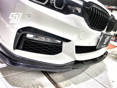 【SPY MOTOR】BMW G30 G31 碳纖維前下巴 三件式