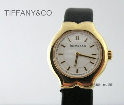 【摩利精品】TIFFANY&amp;Co蒂芬尼18k黃金女錶   *真品* 低價特賣中