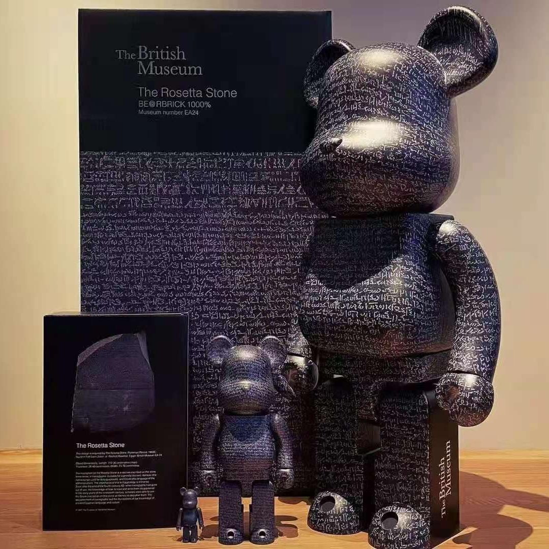 潮流本舖》BE@RBRICK BEARBRICK Rosetta Stone 羅賽塔石碑400% & 100