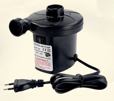 [休閒時尚] AC230V 電動打氣機 (充氣/洩氣) 2用 可充泳具 充氣床 (保固1年) 國外用