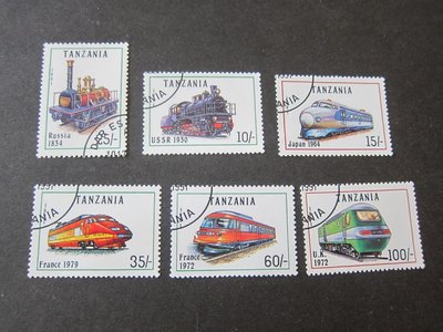 【雲品2】坦桑尼亞Tanzania 1991 Sc 800-5 set MNH CTO  庫號#B509 58730