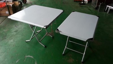 桃園國際二手貨中心-----全新 2*3尺   3*3尺  白鐵桌 不繡鋼桌 折疊桌