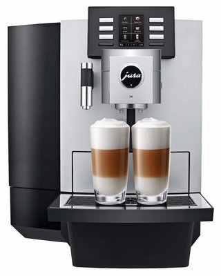 瑞士品牌JURA 小型商用系列X8義式全自動咖啡機租送方案 (含MF-2牛奶壓縮機冰箱)