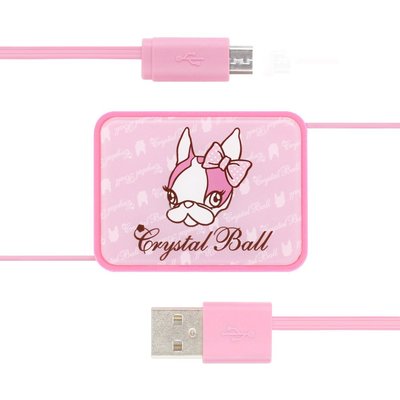 公司貨 GARMMA Crystal Ball Micro USB 伸縮式充電傳輸線 方便攜帶 附贈收納袋