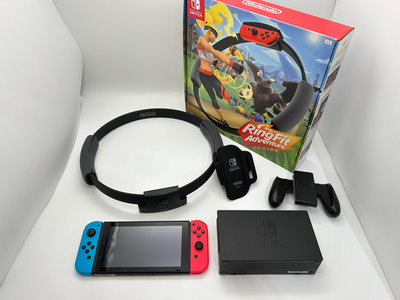 【一番3C】任天堂 Nintendo Switch 電力加強版 紅藍機 優質二手遊戲機  掌上遊戲機 附健身環遊戲套組
