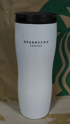 Starbucks 星巴克-2011年白色經典不鏽鋼隨行杯20ozVenti 保溫杯~全新己絶版∼只有一個～貨在台北