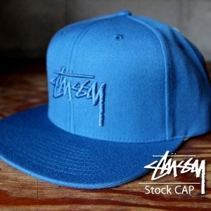 STUSSY STOCK HO16 CAP 棒球帽 Logo 海軍藍