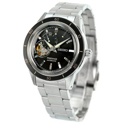 預購 SEIKO SARY191 精工錶 機械錶 PRESAGE 41mm 黑面盤 鋼錶帶 男錶女錶