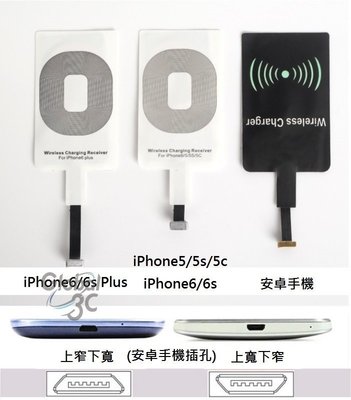 iPhone6 iPhone6s Plus 輸出1A版 QI 無線充電貼片 無線充電感應器 安卓 HTC 三星 LG