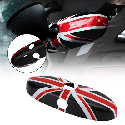 MINI Cooper R55 R56 R57 Black/Red 黑色/紅色英國國旗後視鏡蓋-極限超快感