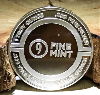 «自由銀» 9Fine Mint 品牌 (Industrial Logo) 工業標誌銀幣 (1 toz) #178