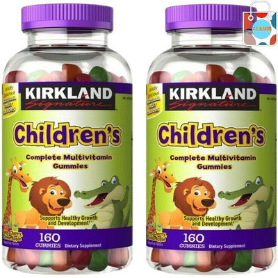 正品 美國 KIRKLA ND兒童 復合 水果味 軟糖 160粒*2瓶