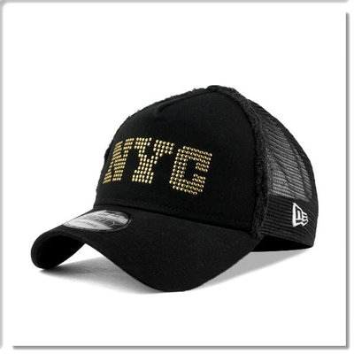 【ANGEL NEW ERA】New Era NYC 紐約市 鉚釘 破壞網帽 經典黑 9FORTY 明星款 老帽 少量