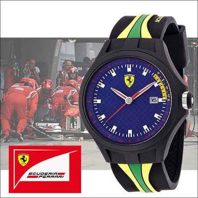 Scuderia Ferrari SF 賽車牙買加時尚男用腕錶-44mm/FA0830071驚喜價