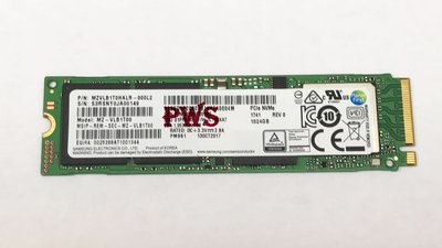 【Samsung 三星 PM981 1TB 1024G NGFF PCIe3 M.2 SSD NvMe】通 PM951