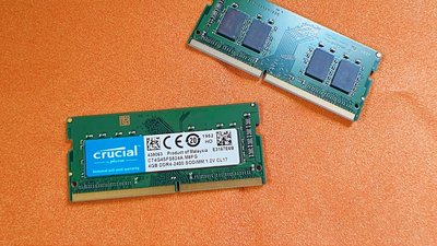 【ROL精選】美光Micron 4GB Crucial DDR4 2400 SODIM 1.2V/筆電記憶體