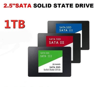 全新2.5寸1TB固態硬碟SATA臺式機