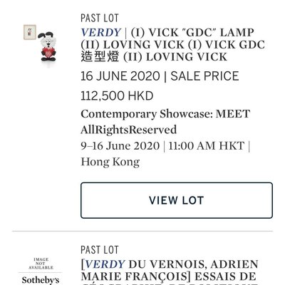 限量現貨MEET VICK by VERDY 燈公仔Girls Don't Cry 全球600隻NIGO