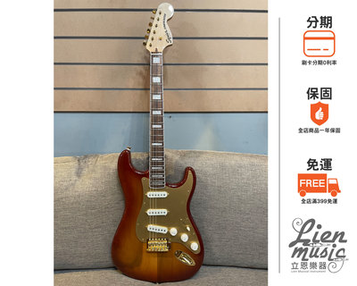 『立恩樂器』免運分期 / 電吉他 Squier 40週年紀念款 Strato 漸層色 單單單 黃金版 電吉他
