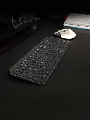鍵盤 羅技MX keys for Mac鍵盤辦公可充電薄膜蘋果筆記本電腦