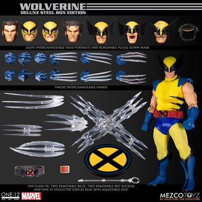 全新 Mezco Toyz One:12 豪華版 DX 金剛狼 Wolverine