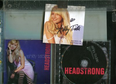 (簽名版) 艾希莉 Ashley Tisdale  (Headstrong) WARNER (CD)2007