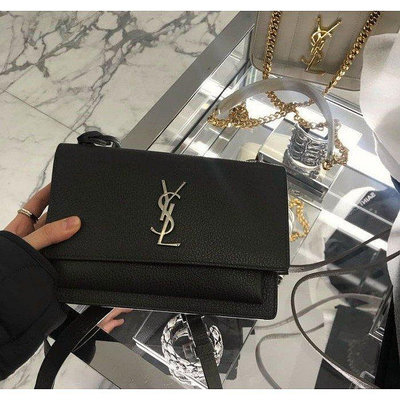 SAINT LAURENT YSL全新真品SUNSET Monogram 中款肩背包 斜背包