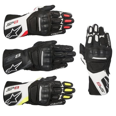 (二輪動力生活館)義大利 Alpinestars A星 SP-8 V2 Gloves 新款 長手套 可觸控 打孔