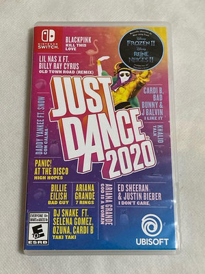 Switch Ns 舞力全開2020 Just Dance 2020 美版有中文