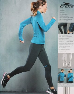 香港OUTLET代購 德國CRANE品牌 戶外衝鋒衣 軟殼騎行運動服 女款跑步衫 防風跑步運動衣 戶外徒步衫