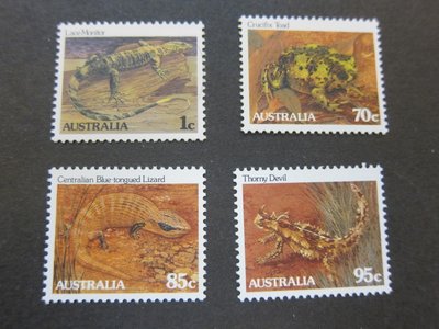 【雲品2】澳大利亞Australia 1981 Sc 784,796,98,800 MNH 庫號#B534 87998