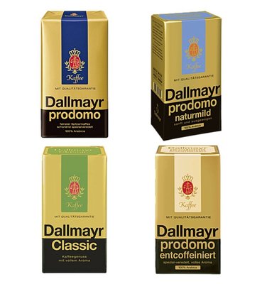 Über 德國 Dallmayr prodomo 500g 100%阿拉比卡咖啡粉/豆 (5款,任選3包)