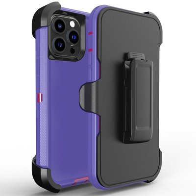 GMO  2免運蘋果iPhone 12 12 Pro 6.1吋軍用超防摔內PC+外TPU可無線充電手機殼套紫色保護殼