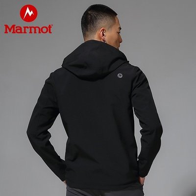 100％原廠 【22新款】Marmot土撥鼠男士秋款M1軟殼衣耐磨防潑水透氣外套夾克