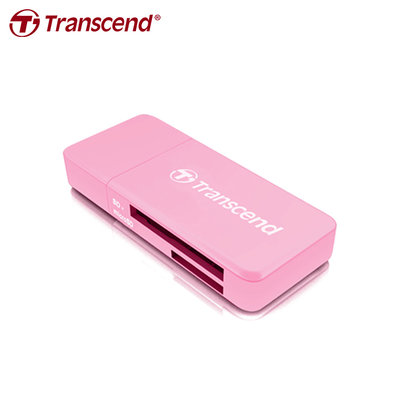 創見 Transcend RDF5 USB 3.1 micro SD SD卡 讀卡機 粉紅色 (TS-RDF5R)