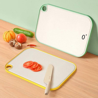 極致優品 水果砧板切菜板家用麥秸稈塑料雙面小案板粘板佔板寶寶嬰兒輔食板 CY4855