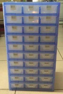 ☆優達團購☆十層櫃 手提式工具箱 KA8010 30抽 收納盒 分類盒零件盒置物盒整理盒 工具盒配件盒 抽屜盒13.5L