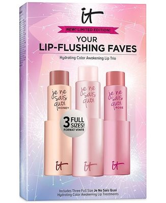 (現貨在台)IT cosmetics Your Lip-Flushing Faves 3件式護唇膏組