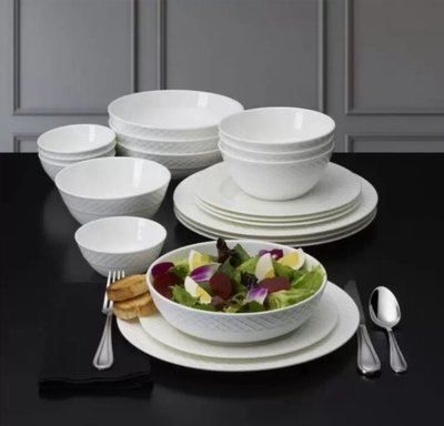 ღ馨點子ღ MIKASA TRELLIS 骨瓷餐具 沙拉盤 圓盤 水果碗 水果盤 餐碗 湯碗 飯碗 #1516209