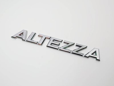 現貨熱銷-易車汽配 Lexus Toyota ALTEZZA Altezza 改裝 鍍鉻銀 字貼 字標 同原廠178 *