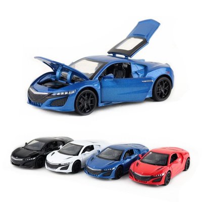 建元合金汽車 1:32模型兒童玩具本田 Honda NSX 跑車開門迴力聲光