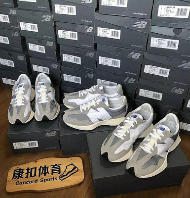 New Balance NB327系列藍橙綠鴛鴦元祖灰色復古運動跑鞋 MS327LAB【雅妤潮鞋】