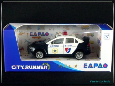 【樂達玩具】EAPAO 易保【霹靂特勤組警車】警車 合金車系列 #CT-10035