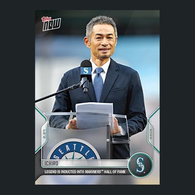 鈴木一朗 球員卡 2022 MLB TOPPS NOW® Card 790 入選水手隊名人堂 大谷翔平