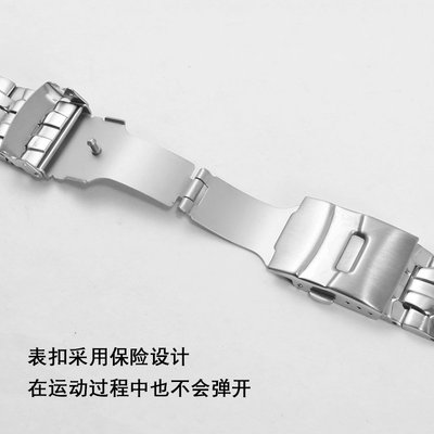 不銹鋼手表帶代用卡西歐edifice系列EF-550D鋼帶男紅牛限量版表鏈錶帶鋼帶